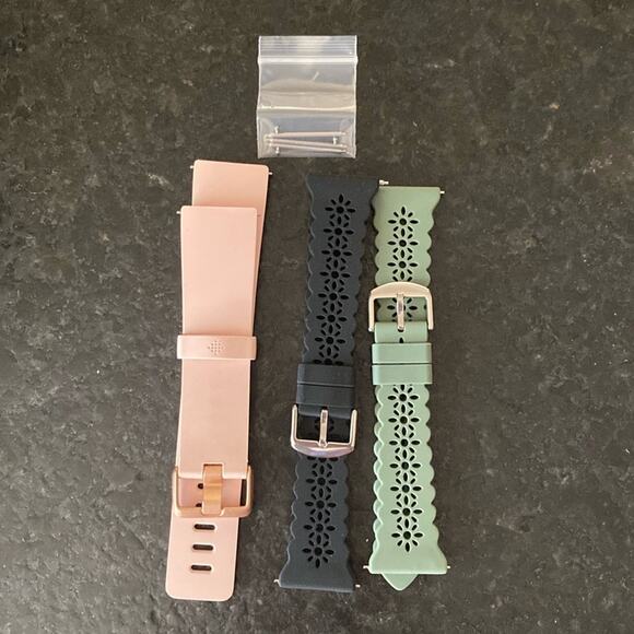 Fitbit Versa 2 or iWatch soft wrist band 3 pack - Picture 1 of 4